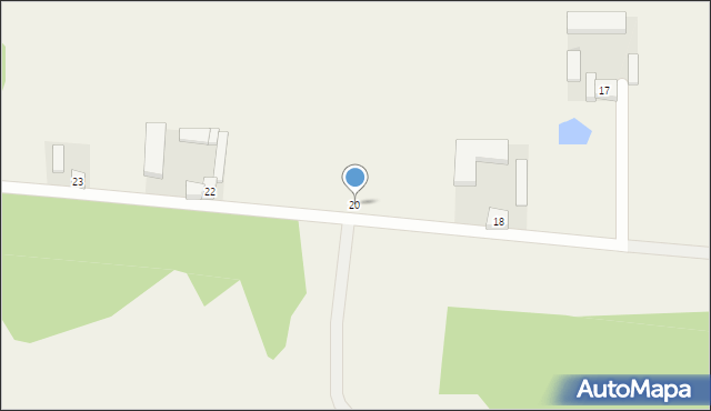 Piaski, Piaski, 20, mapa Piaski