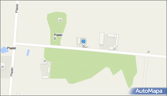 Piaski, Piaski, 24, mapa Piaski