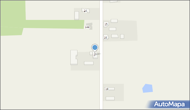 Piaski, Piaski, 17, mapa Piaski