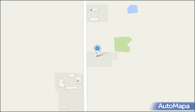 Piaski, Piaski, 19A, mapa Piaski