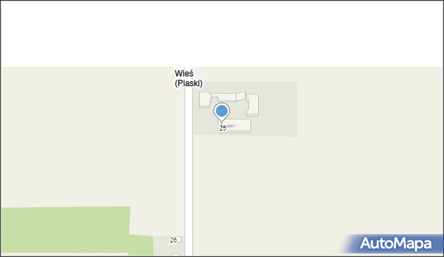 Piaski, Piaski, 25, mapa Piaski