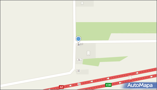 Piaski, Piaski, 30, mapa Piaski