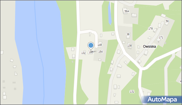 Piaski-Drużków, Piaski-Drużków, 185, mapa Piaski-Drużków