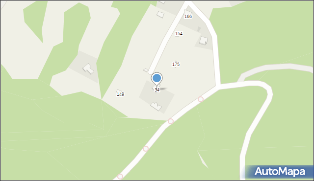 Piaski-Drużków, Piaski-Drużków, 34, mapa Piaski-Drużków