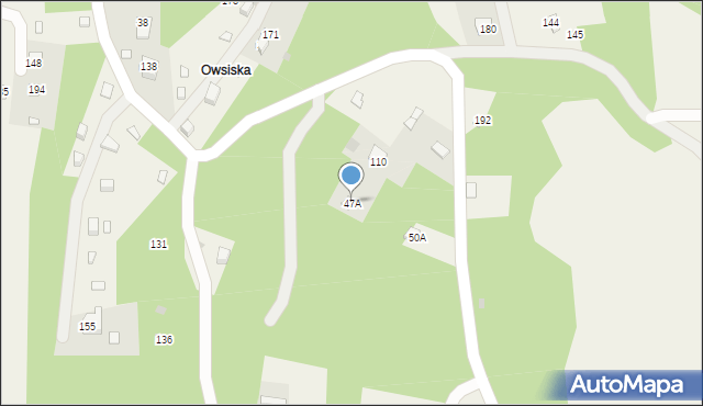Piaski-Drużków, Piaski-Drużków, 47A, mapa Piaski-Drużków
