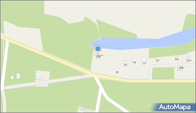 Piaski Duchowne, Piaski Duchowne, 26a, mapa Piaski Duchowne