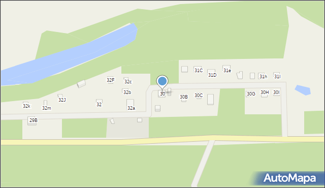 Piaski Duchowne, Piaski Duchowne, 30, mapa Piaski Duchowne