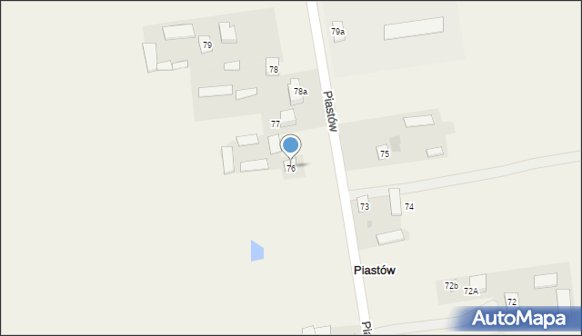 Piastów, Piastów, 76, mapa Piastów