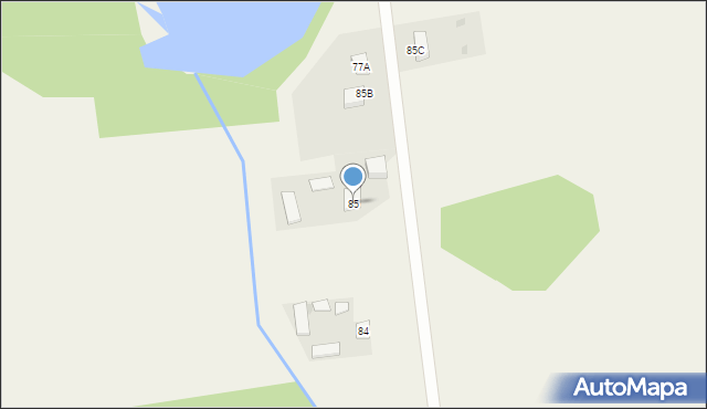 Piastów, Piastów, 85, mapa Piastów