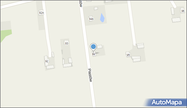 Piastów, Piastów, 94, mapa Piastów