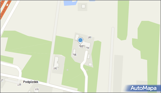 Piastów, Piastów, 79G, mapa Piastów