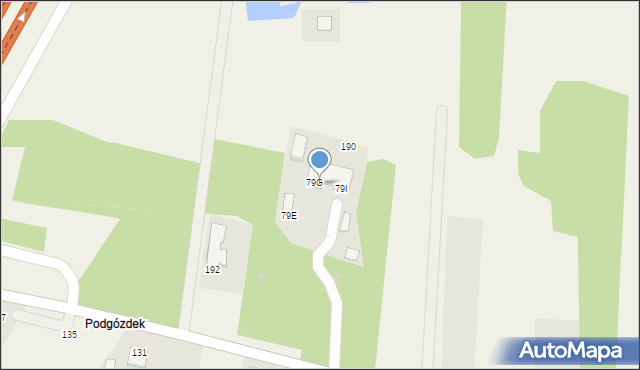 Piastów, Piastów, 79H, mapa Piastów