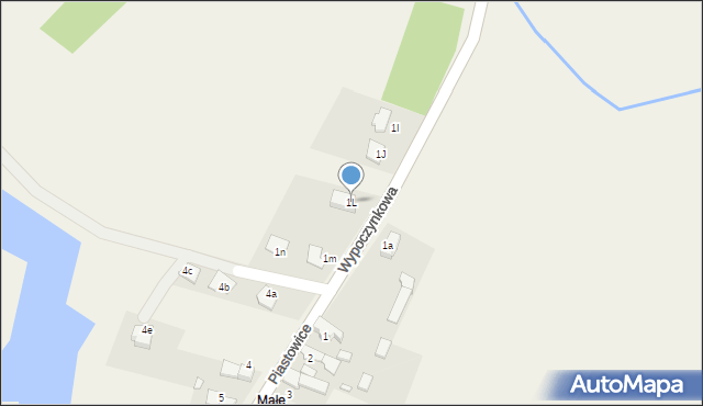 Piastowice, Piastowice, 1L, mapa Piastowice