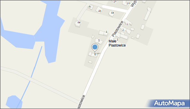 Piastowice, Piastowice, 6, mapa Piastowice