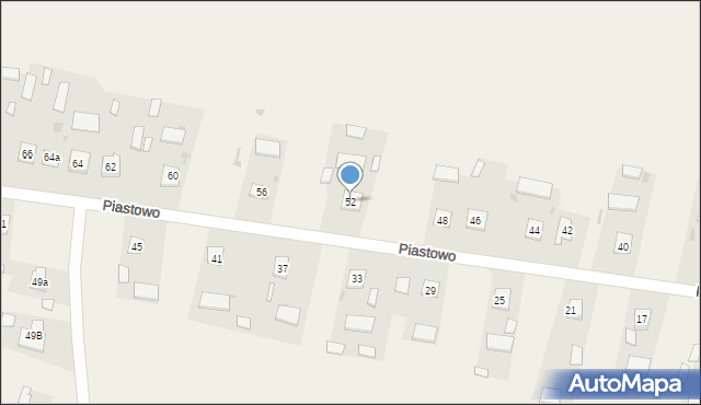 Piastowo, Piastowo, 52, mapa Piastowo