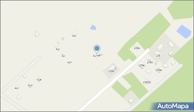 Piasutno, Piasutno, 41-i-e, mapa Piasutno