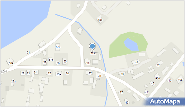 Piasutno, Piasutno, 51A, mapa Piasutno