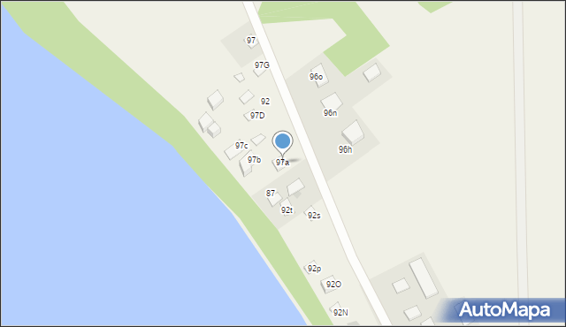 Piasutno, Piasutno, 97a, mapa Piasutno