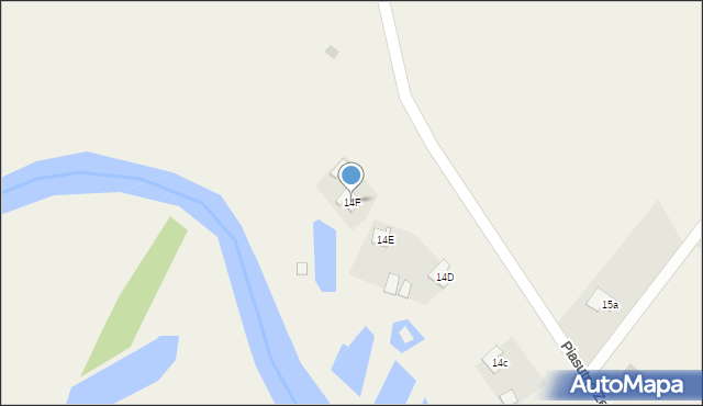 Piasutno Żelazne, Piasutno Żelazne, 14F, mapa Piasutno Żelazne