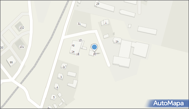 Piątki, Piątki, 1C, mapa Piątki