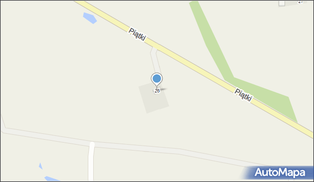 Piątki, Piątki, 26, mapa Piątki