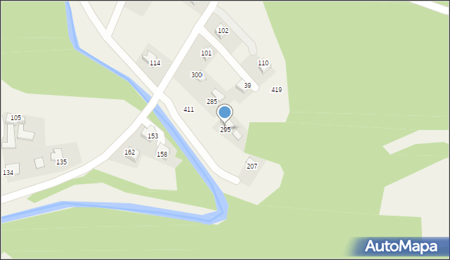 Piątkowa, Piątkowa, 295, mapa Piątkowa