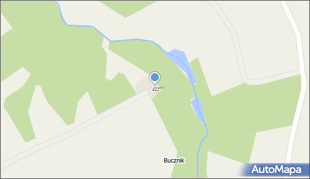 Piątkowa, Piątkowa, 422, mapa Piątkowa