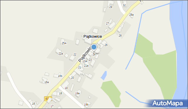 Piątkowice, Piątkowice, 24, mapa Piątkowice