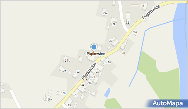 Piątkowice, Piątkowice, 25, mapa Piątkowice