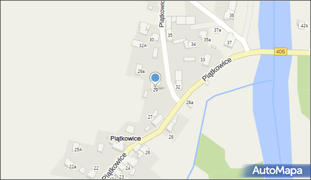 Piątkowice, Piątkowice, 29, mapa Piątkowice