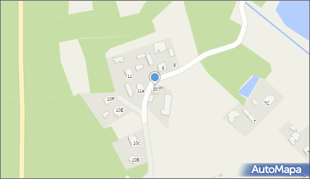 Piątkowiec, Piątkowiec, 10, mapa Piątkowiec