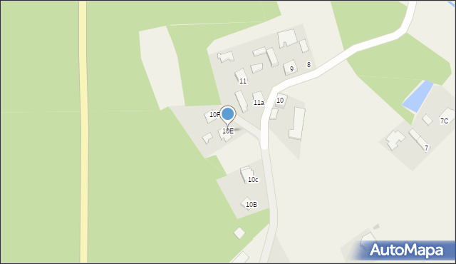 Piątkowiec, Piątkowiec, 10E, mapa Piątkowiec
