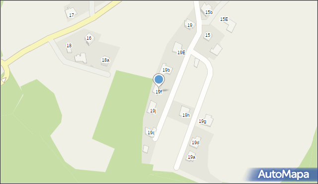 Piątkowiec, Piątkowiec, 19f, mapa Piątkowiec