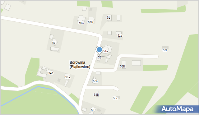 Piątkowiec, Piątkowiec, 52, mapa Piątkowiec