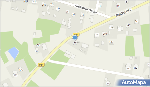 Piątkowiec, Piątkowiec, 56, mapa Piątkowiec