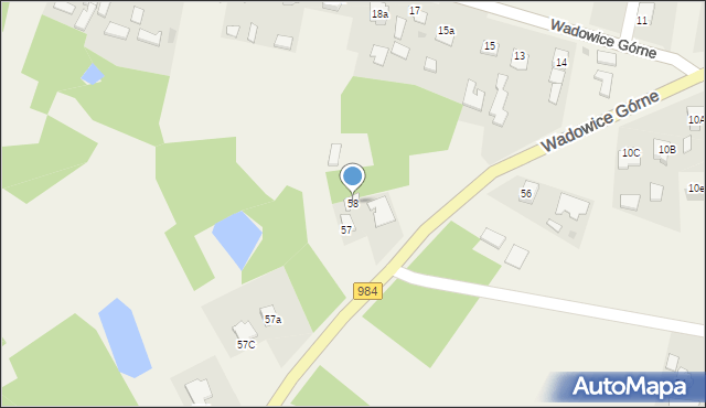 Piątkowiec, Piątkowiec, 58, mapa Piątkowiec