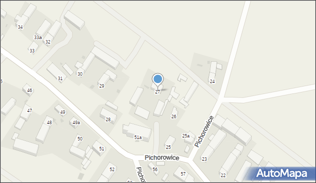 Pichorowice, Pichorowice, 27, mapa Pichorowice