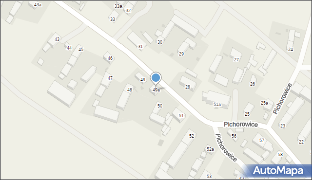 Pichorowice, Pichorowice, 49a, mapa Pichorowice
