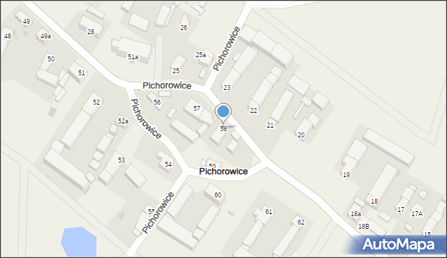 Pichorowice, Pichorowice, 58, mapa Pichorowice