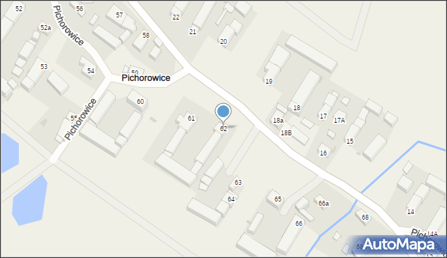 Pichorowice, Pichorowice, 62, mapa Pichorowice
