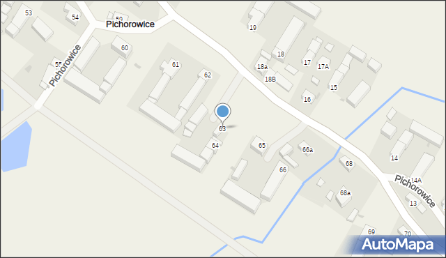 Pichorowice, Pichorowice, 63, mapa Pichorowice