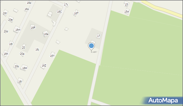 Piduń, Piduń, 17a, mapa Piduń