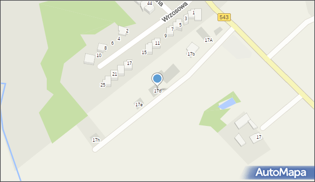 Piecewo, Piecewo, 17d, mapa Piecewo