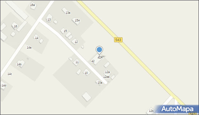 Piecewo, Piecewo, 42A, mapa Piecewo