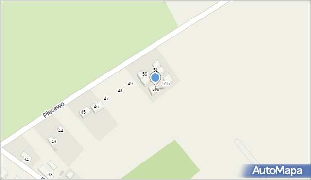 Piecewo, Piecewo, 50b, mapa Piecewo