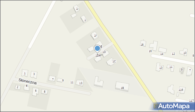 Piechanin, Piechanin, 1DA, mapa Piechanin