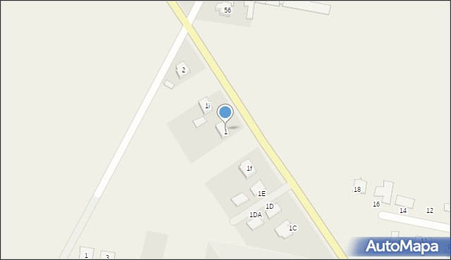 Piechanin, Piechanin, 1H, mapa Piechanin