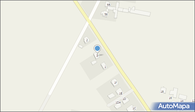 Piechanin, Piechanin, 1i, mapa Piechanin
