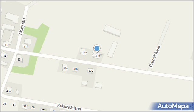 Piechanin, Piechanin, 32B, mapa Piechanin