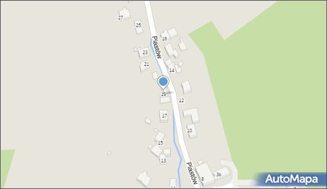 Piechowice, Piastów, 19, mapa Piechowice
